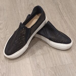 Ladies Black Slip-On Shoes